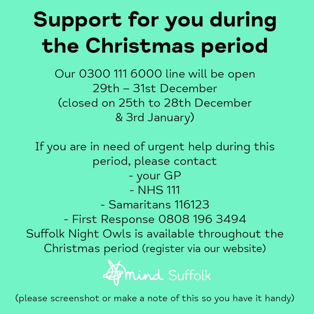 Suffolk Night Owls Christmas 2021 info