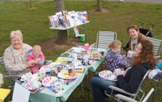 photo of Rural Coffee Caravan visit in action