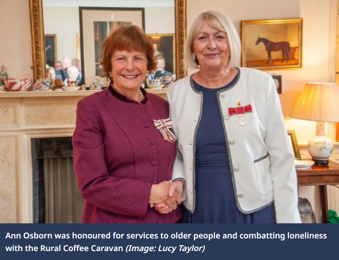 EADT photo of Ann Osborn and Clare, Countess of Euston