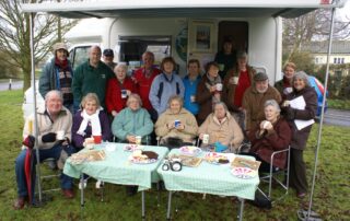 photo of Rural Coffee Caravan visit in action