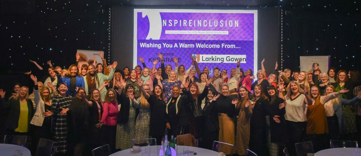 Inspiring inclusion event - photo of room full of inspirational women at Milsoms