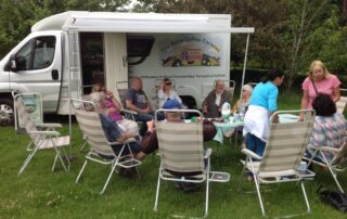 photo of Rural Coffee Caravan visit in action