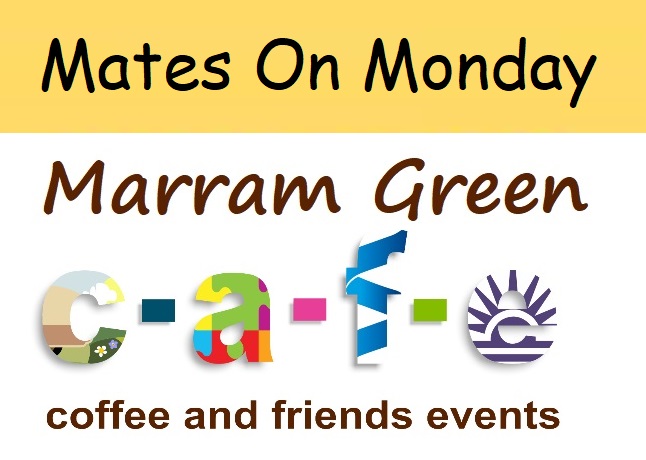 Mates On Monday, Marram Green c-a-f-e logo