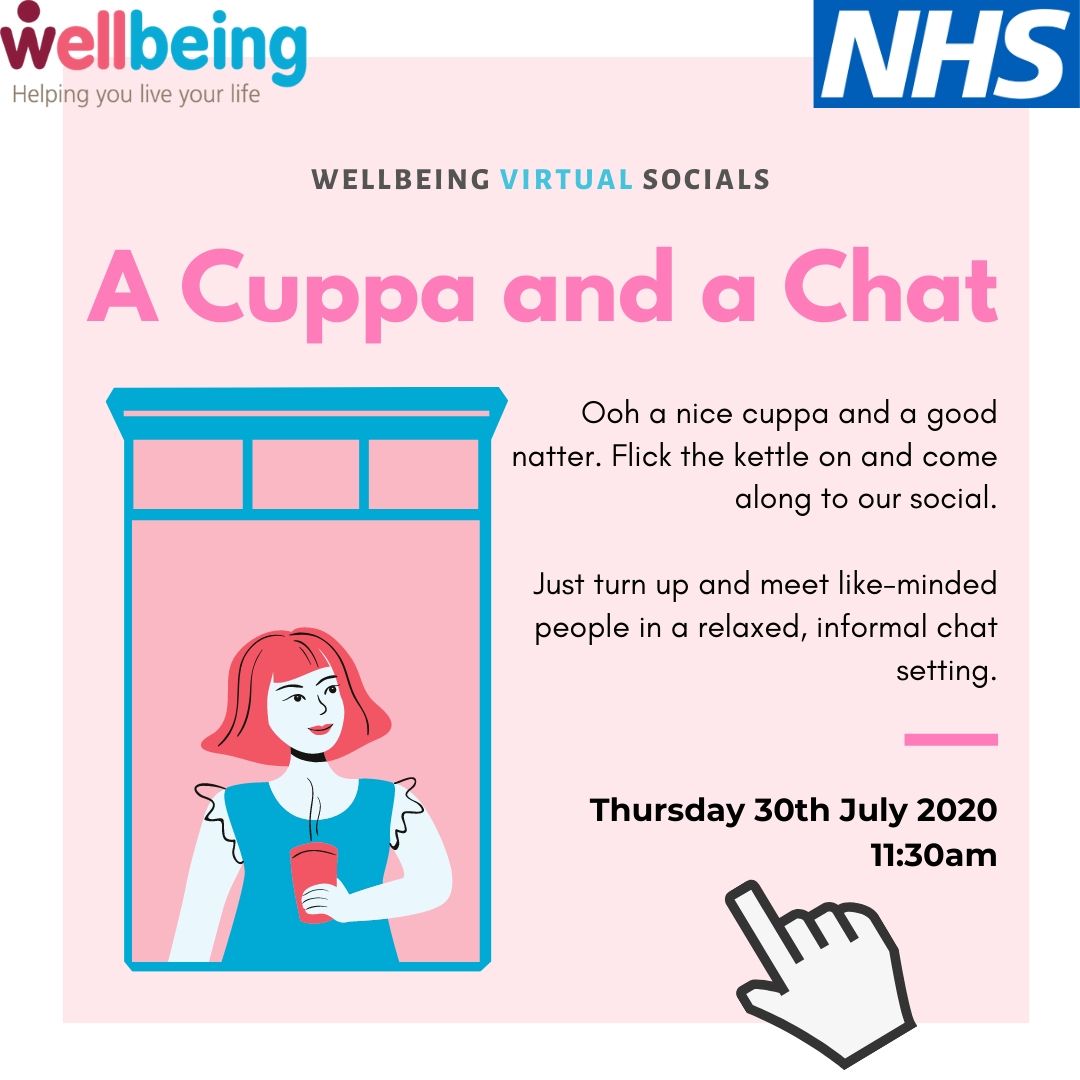 NHS Cuppa and chat social promo