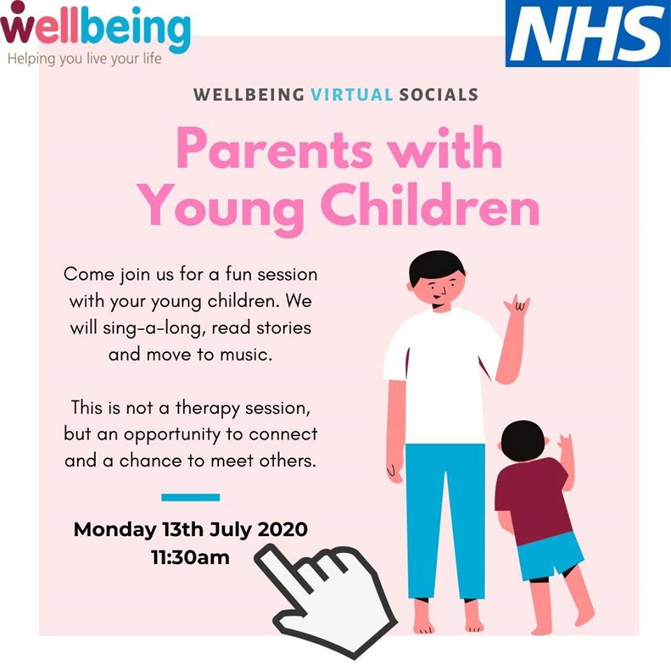 NHS Wellbeing Social Parent Young Children promo