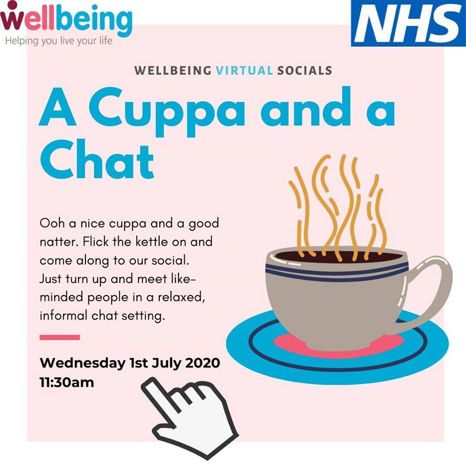 NHS Wellbeing Social Cuppa and Chat