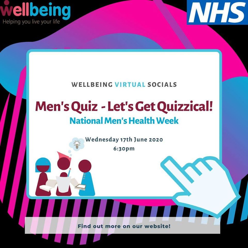 NHS Wellbeing Social Lets Get Quizzical logo