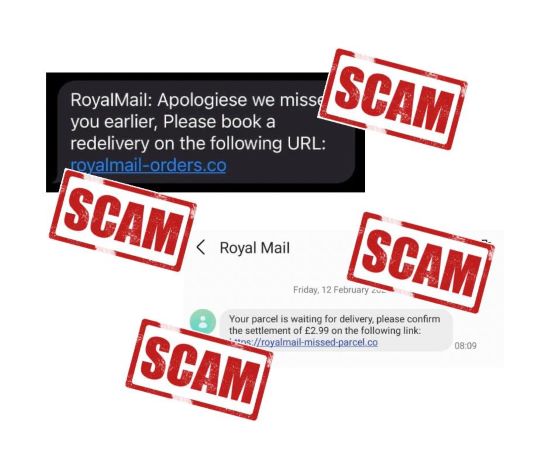 Suffolk Trading Standard Royal mail text Scam
