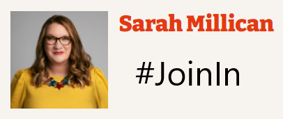 Sarah Millican Twitter profile and Join In