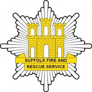 Logo graphic of the Suffolk Fire and Rescue Service