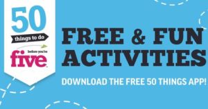 Free Fun Acticities for under fives