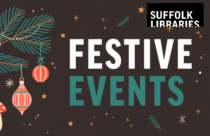 Suffolk Libraries Festive Events banner