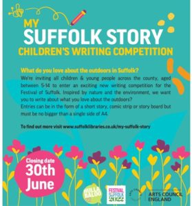 Suffolk Libraries Childrens Story competition 2022