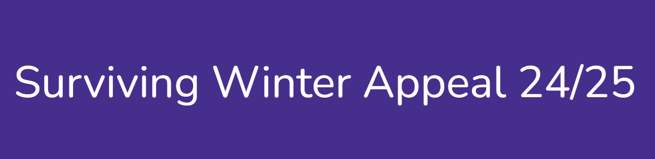 Surviving Winter Appeal 2024-25 banner image