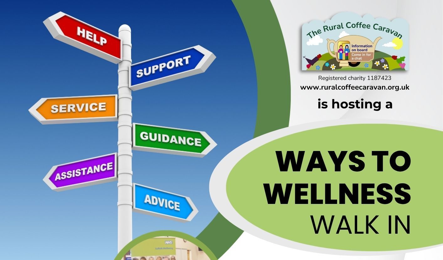 banner image advertising a Ways to Wellness Walk In