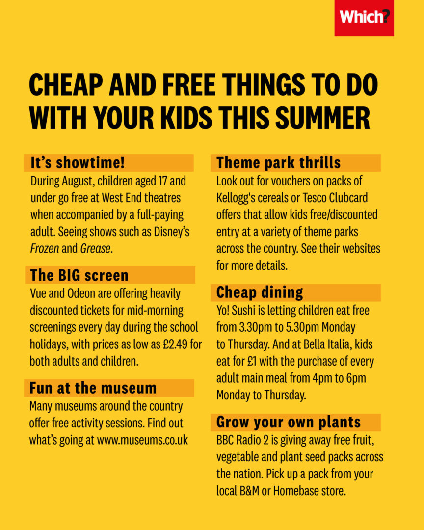 Which Free kids Summer Activities