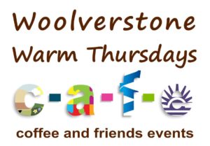 c-a-f-e Logo for Woolverstone Warm Thursdays